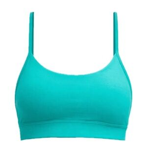 lululemon athletica Teal Flow Y Bra, size 6